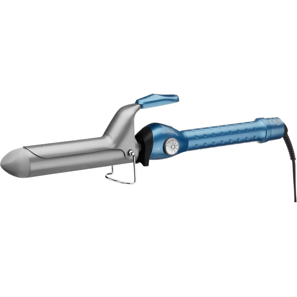 BaByliss Blue and Silver Curling Iron for Women